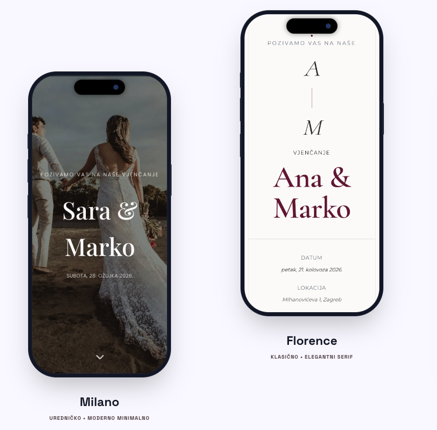 Abstract architectural invitation template